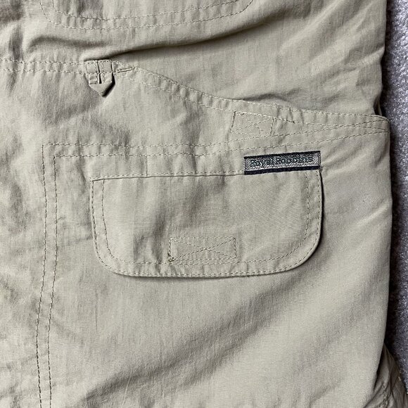 Royal Robbins Mens Khaki Utility Vest M Nylon Outdoor 8 Pockets - Picture 4 of 10